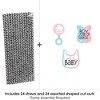 Big Dot of Happiness Baby Gender Reveal - Paper Straw Decor - Team Boy or Girl Party Striped Decorative Straws - Set of 24 - 3 of 4