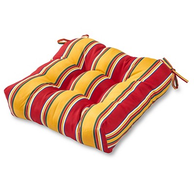 Carnival Stripe Outdoor Seat Cushion - Kensington Garden