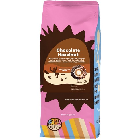 Crazy Cups Chocolate Hazelnut Flavored Ground Coffee - image 1 of 4