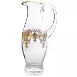 Classic Touch Pitcher with 24k Gold Artwork