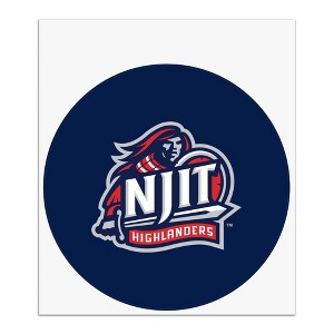 New Jersey Institute of Technology Primary Logo Automotive Car Window Locker Circle Bumper Sticker - 1 of 4
