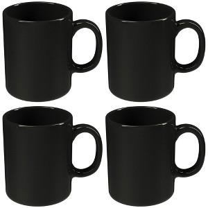 Omniware Teaz Cafe 11 oz Classic Mug, Set of 4 - Vintage Stoneware Coffee Cups, Nostalgic 50s-Inspired Drinkware, Rustic Farmhouse Aesthetic - 1 of 4