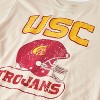 Boys' USC Football Short Sleeve T-Shirt and Pants Pajama Set - Beige - 3 of 4