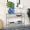Three Tier Console Table in Gray - Henn&Hart - 4 of 4