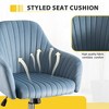 Maliang Accent Chair With Adjustable Velvet Height And Adjustable Casters - 4 of 4