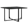 vidaXL Patio Dining Set with Cushions Garden Outdoor Furniture Black Textilene - 3 of 4