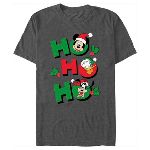 Men's Mickey & Friends Ho Ho Ho Christmas T-shirt : Target