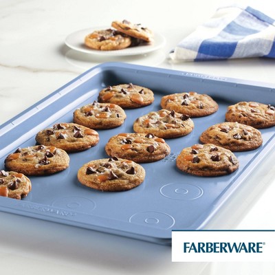 Blue Nonstick Steel 11" x 17" Cookie Baking Sheet