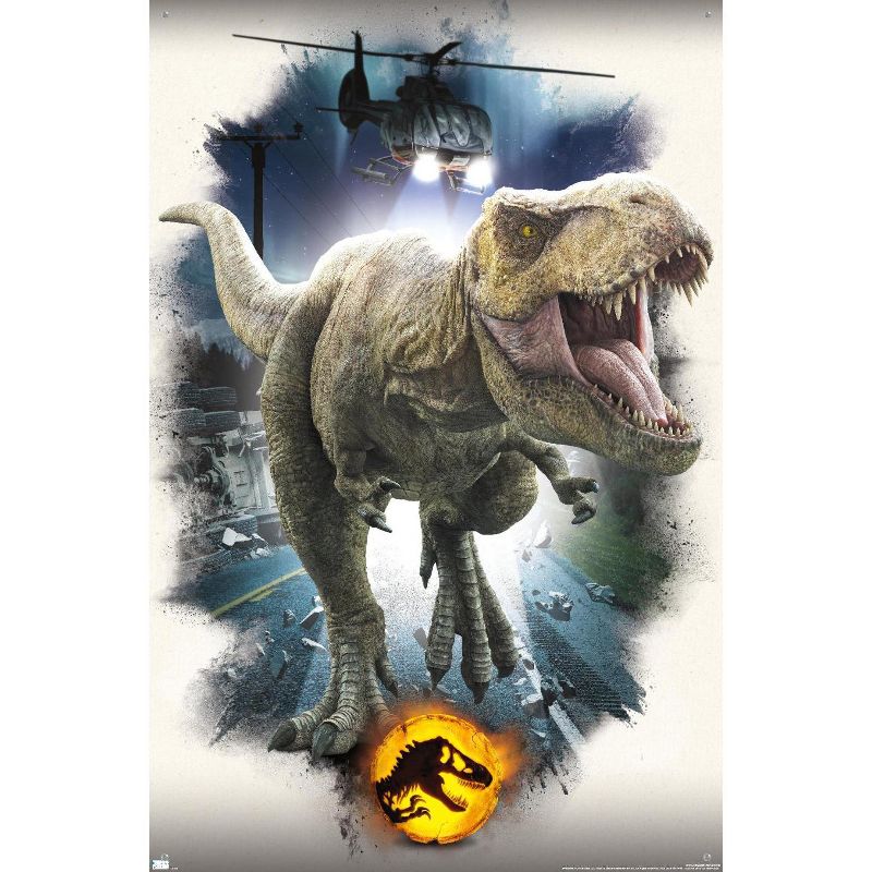Trends International Jurassic World: Dominion - T. Rex Focal Unframed Wall Poster Prints, 4 of 7