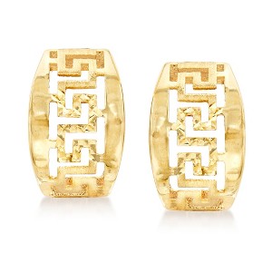 Ross-Simons 14kt Yellow Gold Greek Key Earrings - 1 of 4