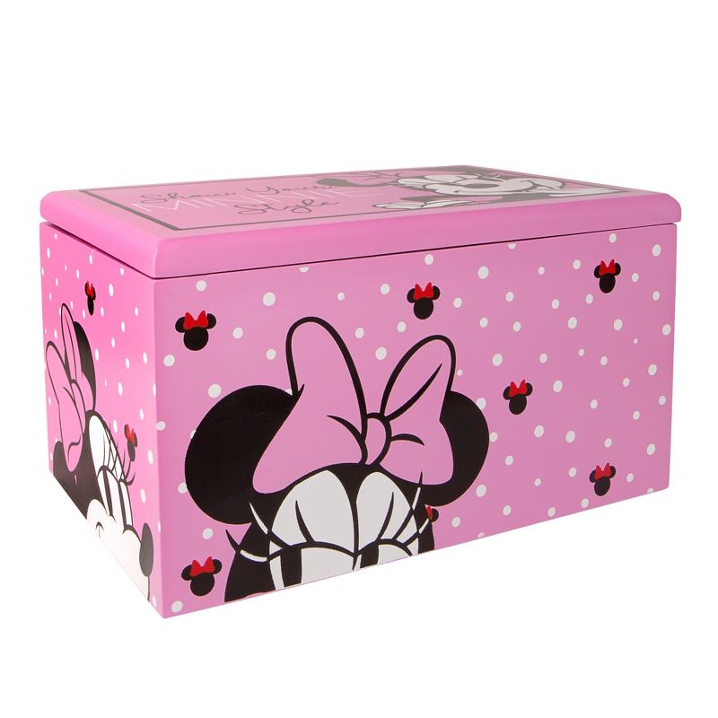 Disney Minnie Mouse Jewelry Box Show Your Minnie Style Jewelry Organizer, 5 of 8