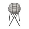 Syemin Dining Chairs Wired Contemporary Chair Barstool Set of 2 Dining Barstools Bar Stools Dining Room Chairs, Gray, 25.5"*19.25"*36" - 4 of 4
