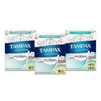 Tampax Pure Cotton Core Tampons Collection