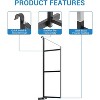 COZONY Heavy-Duty 3-Tier Steel Shipping Container Shelving Bracket, 22"x60", 1100 lbs Capacity, Hanging Storage Rack for Containers & Garages - 4 of 4