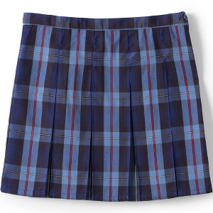 Lands' End School Uniform Kids Plaid Box Pleat Skirt Top of the Knee - 1 of 3