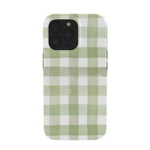 Ninola Design Watercolor Gingham Salad GreenSnap iPhone Case - Society6 - 1 of 1