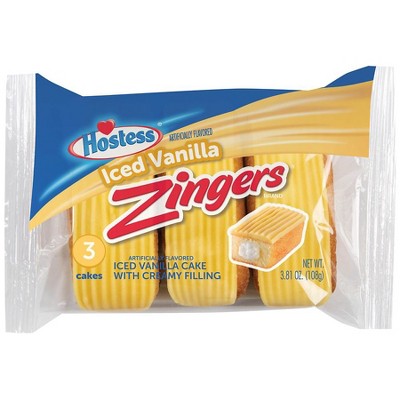 Hostess Zingers Single Serve Vanilla 3.81 oz