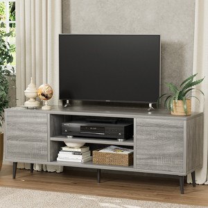 LACOO 58" Modern Simplicity TV Stand Media Console Fits TV's up to 65" - 1 of 4