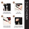 Alchemi by Viski Spirit Infusion Kit for Liquor, Gin, Vodka, Whiskey, Rum, Tequila, Customize Craft Cocktails, Stainless Steel, Set of 1, Silver - 3 of 4