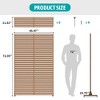 NAYSAYE Privacy Fence Screen Panels Wall Ultra Thick HDPE Wind Resistant for Outdoor Balcony Outside Backyard Garden, 45.47"*15.75"*72.05" - 3 of 4
