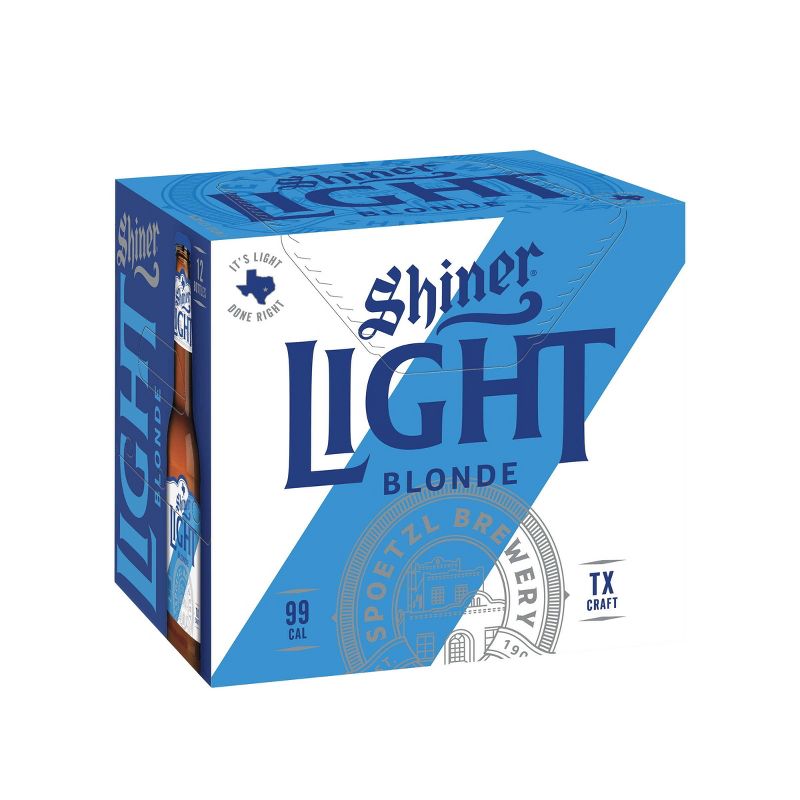 Shiner Light Blonde Beer - 12pk/12 fl oz Bottles, 1 of 12