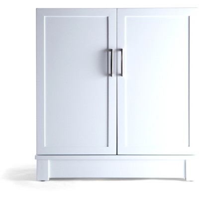 target white cabinet