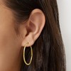 Ross-Simons Italian 10kt Yellow Gold Diamond-Cut Hoop Earrings - 2 of 4