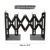 Unique Bargains Adjustable Bookend,Expandable Desk Magazine File Organizer Holder for Office Book Storage - 2 of 4