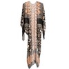 Shiraleah Black Floral Long Cover Up - 3 of 3