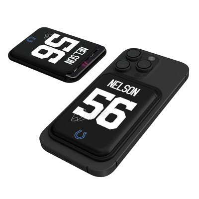 Keyscaper NFL Indianapolis Colts Players Game Tactic Black Magnetic Credit Card Wallet