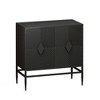 GDFStudio Ember 31.5" Modern Wooden Storage Cabinet with 2 Doors and Adjustable Shelf - 4 of 4