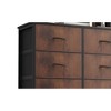 Gulches Wardrobe Storage Cabinet - Brown & Black, Cloth Pull-Out Iron Rack, Model 10 Drawers - 2 of 4
