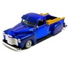 1950 Chevrolet 3100 Pickup Truck Lowrider Candy Blue with Graphics "Lowriders" Series 1/25 Diecast Model Car by Maisto - 2 of 3