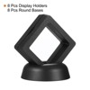 Unique Bargains 3D Floating Waterproof Coin Jewelry Display Case with Stand Base - 3 of 4