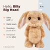Bearington Billy Big Head Bunny The Stuffed Bunny Rabbit, 8 Inch Brown Stuffed Animal - 2 of 4