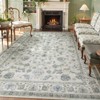 Lahome Vintage Vine Center Full Coverage Short Pile Velvet Rectangular Indoor Area Rug - 2 of 4