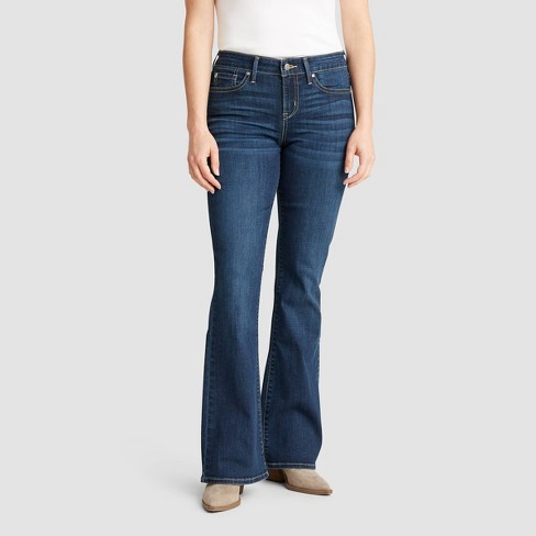 DENIZEN® from Levi's® Women's Mid-Rise Bootcut Jeans - Dark Blue 2