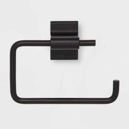 Classic Metal Wall-Mount Toilet Paper Holder Black Finish - Hearth & Hand™  with Magnolia