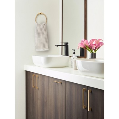Champagne Bronze 3-3/4" Modern Cabinet Bar Pull