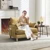 TiramisuBest 3-in-1 convertible sleeper,Foldable sofa bed recliner with three pillows for small spaces - 2 of 4