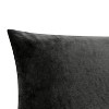 20"x20" Oversize Angular Color Block Square Throw Pillow Neutral - Edie@Home: Modern Velvet, Indoor/Outdoor, Zippered - image 4 of 4