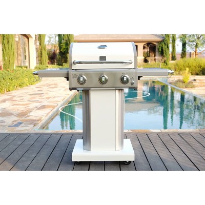 Kenmore 3-burner Outdoor Gas Bbq Propane Grill Pg-4030400ld-pe Pearl ...