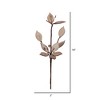 Vickerman 18" Natural Wood Poinsettia Christmas Spray, 4 per bag. - 2 of 2