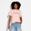 Women's Black Women Healing Short Sleeve Graphic T-Shirt - Pink - 2 of 3