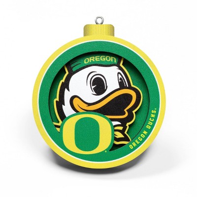 NCAA Oregon Ducks 3D Logo Ornament
