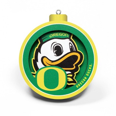 NCAA Oregon Ducks 3D Logo Ornament