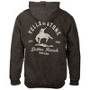Mens Yellowstone Dutton Ranch Montana Mineral Wash Pull-Over Pocket Hoodie - 2 of 4