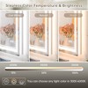 Keonjinn LED Bathroom Vanity Mirror, Front Light & Backlit, 3 Color Temperatures, Anti Fog, Double Lights Strips - 4 of 4