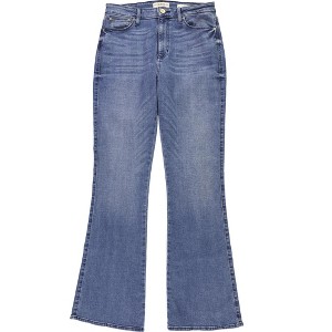GUESS Womens Sexy High-Rise Flare-Leg Flared Jeans - 1 of 2