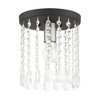 Livex Lighting Elizabeth 1 - Light Flush Mount in  Black - 2 of 4